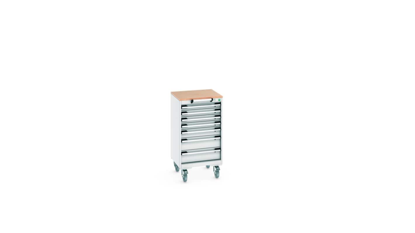Bott, 7 Drawer Sheet Steel Floor Standing Storage Cabinet, 525 X 525 X 990mm