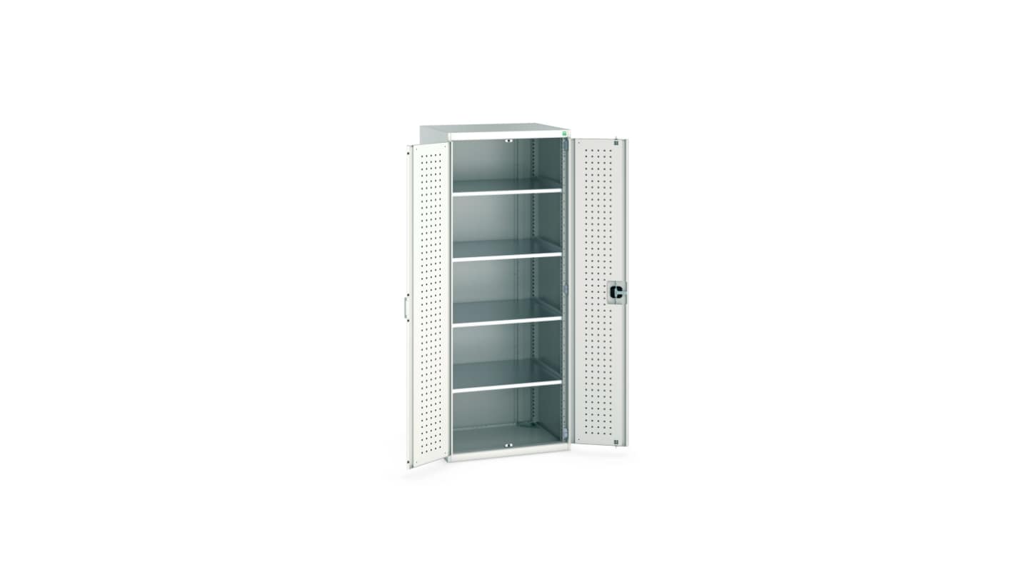 Bott 2 Door Sheet Steel Floor Standing Cupboard, 800 X 650 X 2000mm