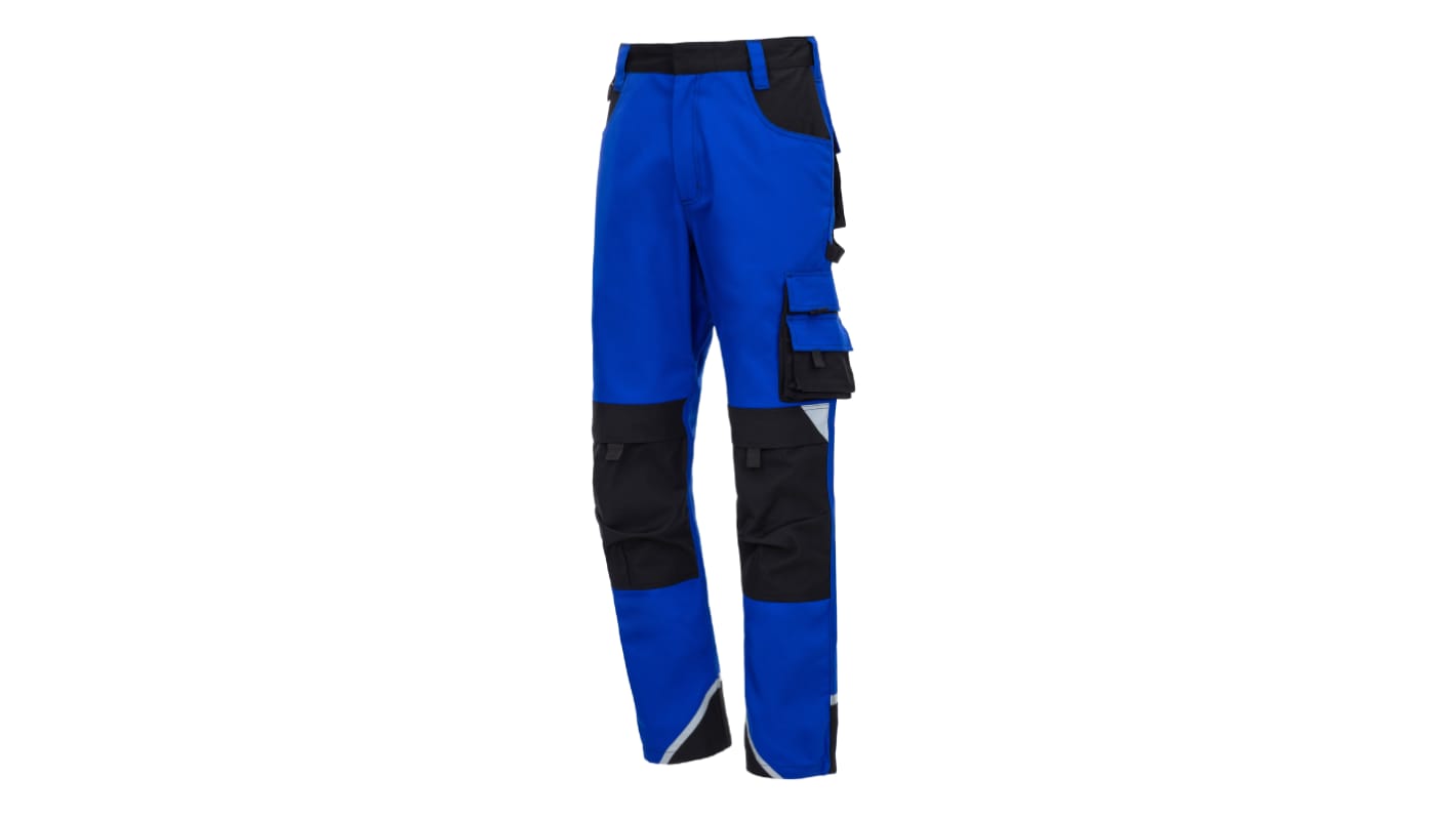 NITRAS SAFETY 7611 's Black/Royal Blue Trousers Breathable, Lightweight Relaxed, Size 86 30.3 → 34.3in W 85.5cm L