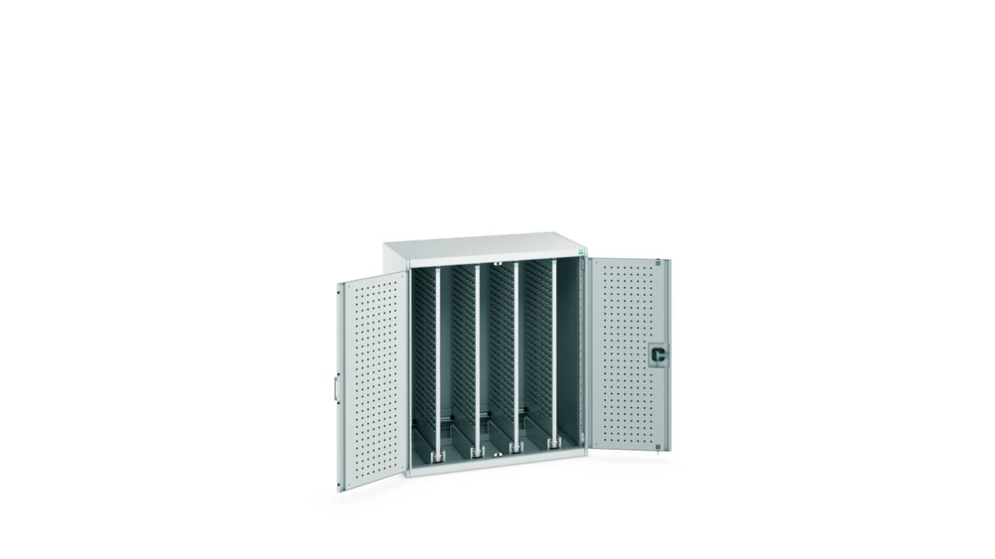Bott 2 Door Steel Floor Standing Cupboard, 1050 x 650 x 1200mm