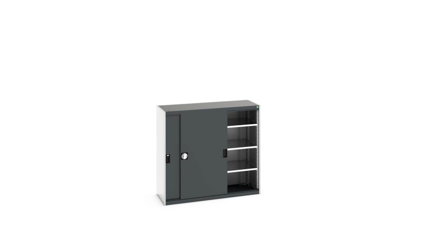 Bott 2 Door Steel Floor Standing Cupboard, 1300 x 525 x 1200mm