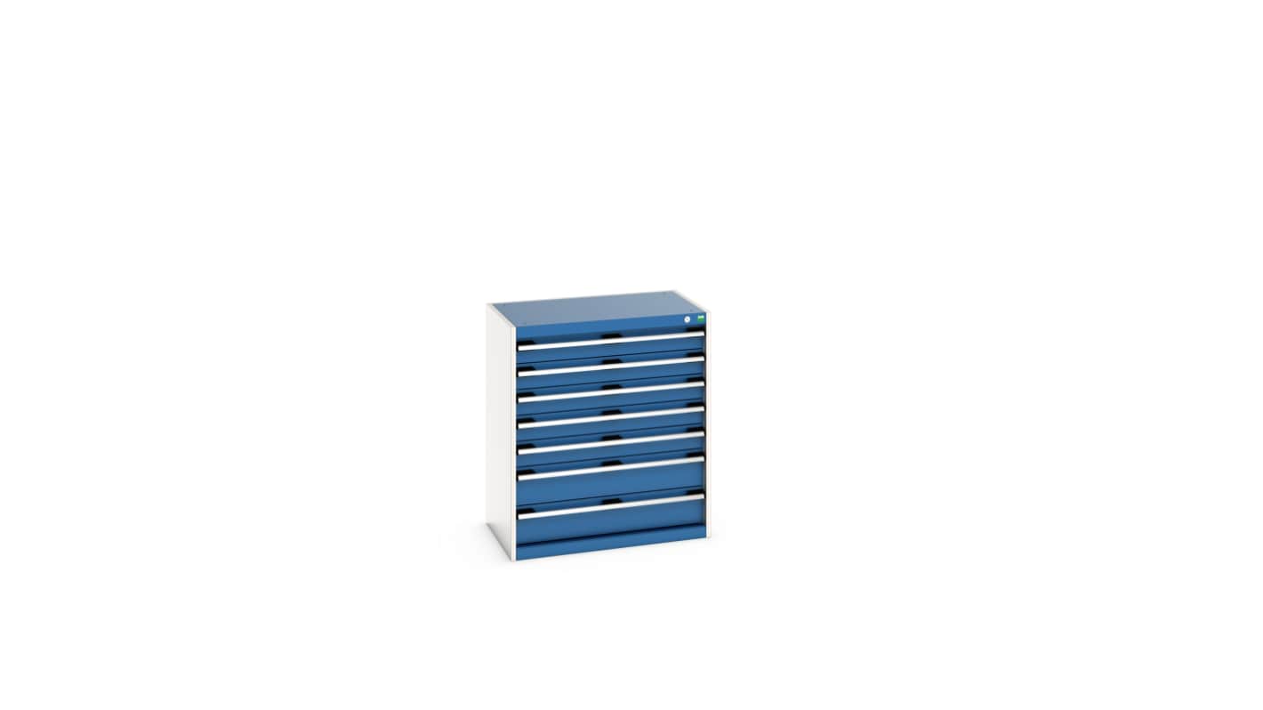 Bott 7 Cabinet, Steel, 900mm x 525mm x 800mm, Blue