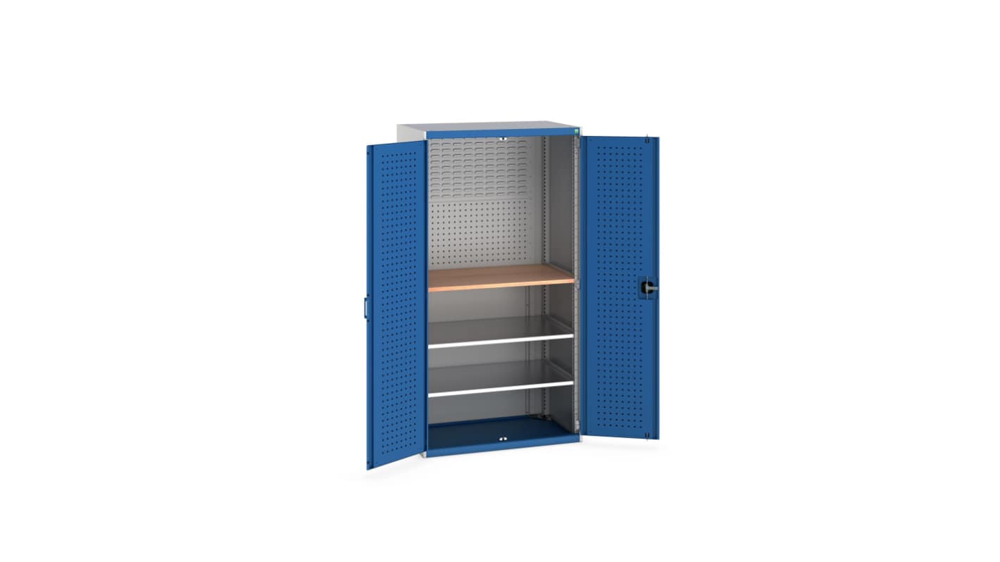 Bott 2 Door Steel Floor Standing Cupboard, 1050 x 650 x 2000mm
