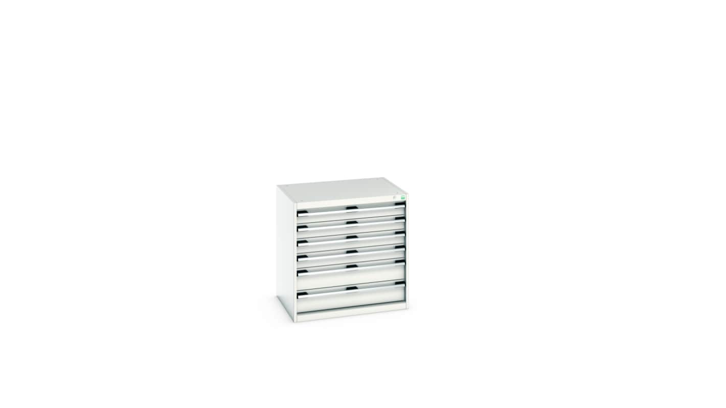 Bott 6 Cabinet, Steel, 800mm x 650mm x 800mm, Light Grey
