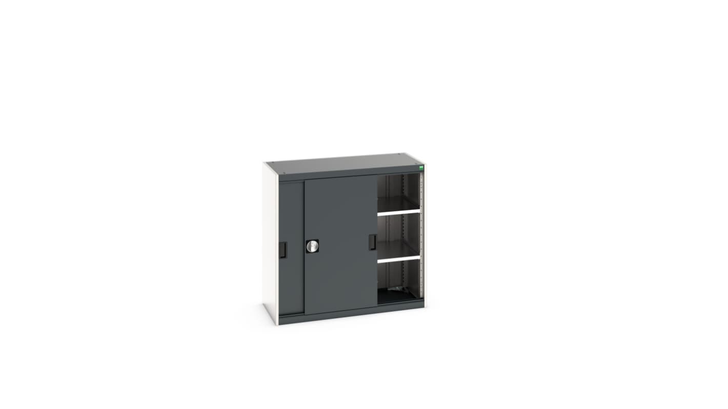 Bott 2 Door Steel Floor Standing Cupboard, 1050 x 525 x 1000mm