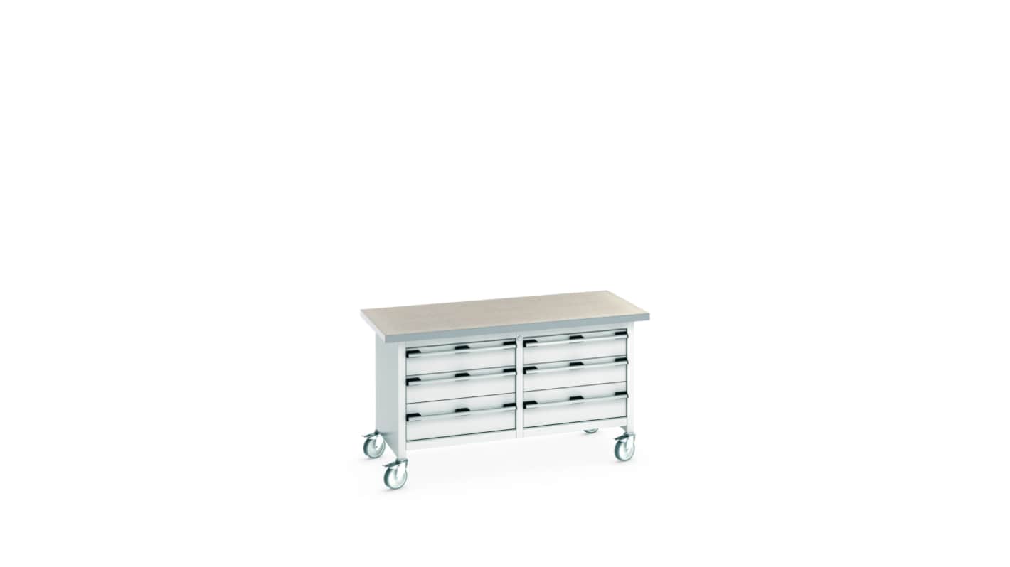 Bott 41002108.16V Portable Sheet Steel Workbench, 840mm x 750mm x 1500mm