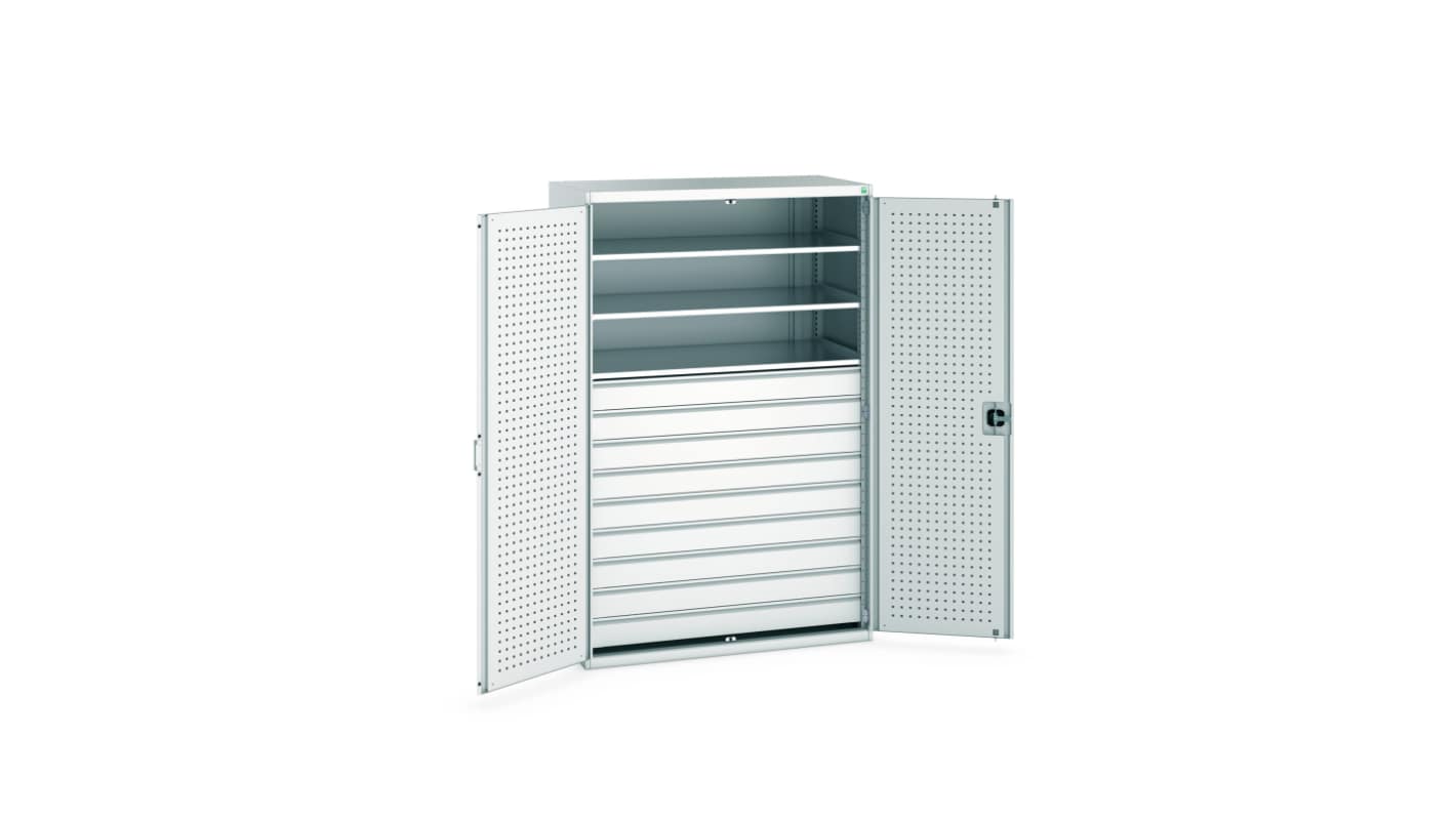 Bott 2 Door Sheet Steel Floor Standing Cupboard, 1300 X 650 X 2000mm