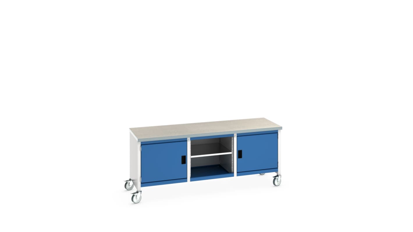 Bott 41002120.11V Portable Sheet Steel Workbench, 840mm x 750mm x 2000mm