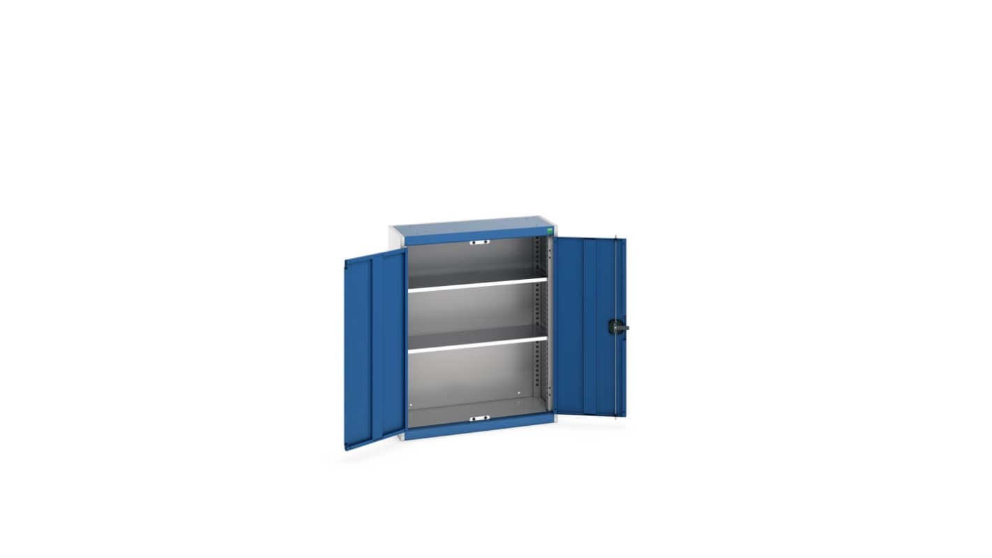 Bott 2 Door Sheet Steel Floor Standing Cupboard, 800 X 325 X 1000mm