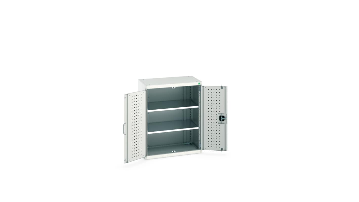 Bott 2 Door Sheet Steel Floor Standing Cupboard, 800 X 525 X 1000mm