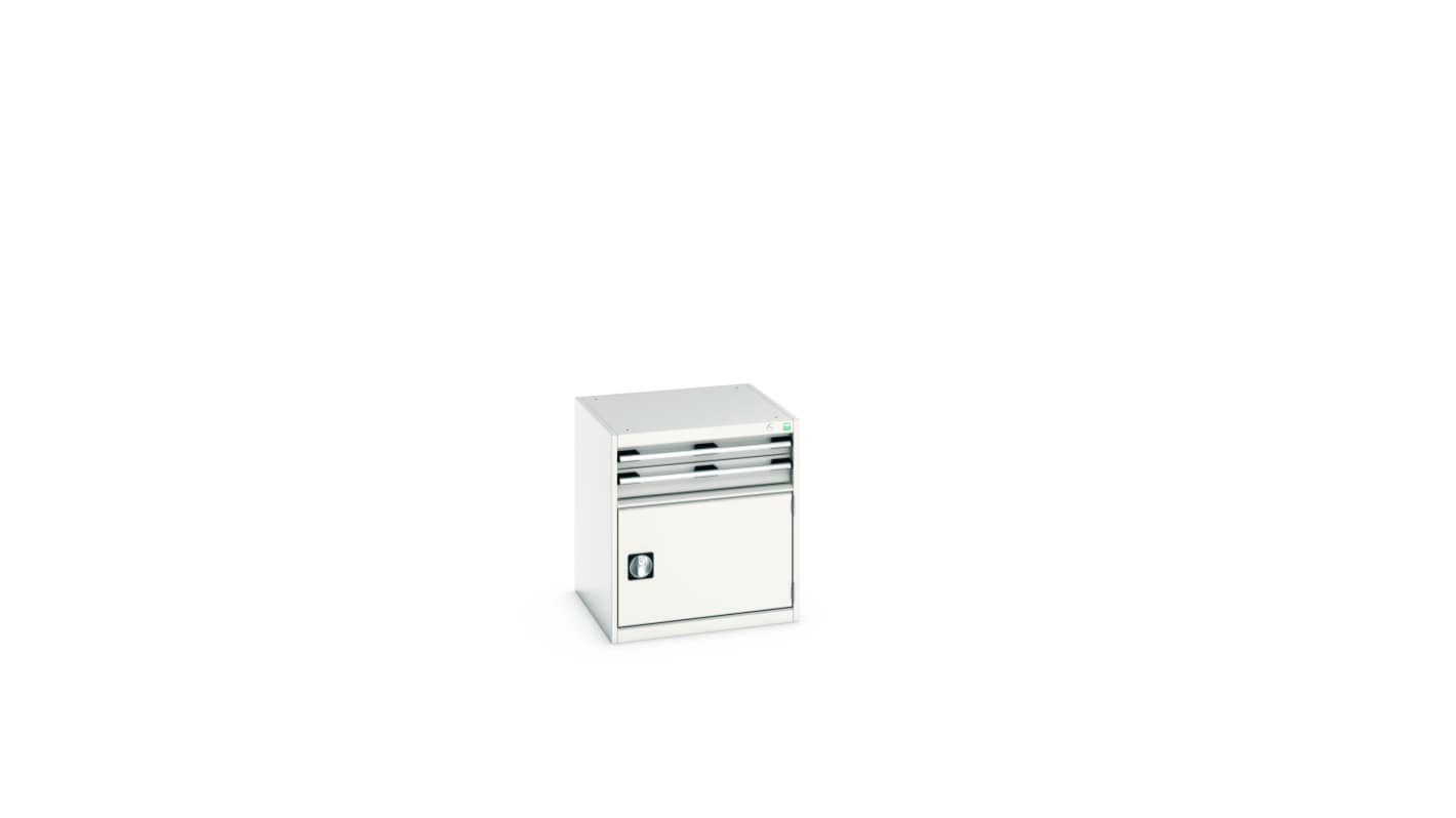 Bott 1 Door, 2 Drawer Sheet Steel Floor Standing Storage Cabinet, 650 X 650 X 700mm