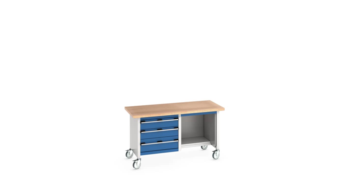 Bott 41002115.11V Portable Sheet Steel Workbench, 840mm x 750mm x 1500mm