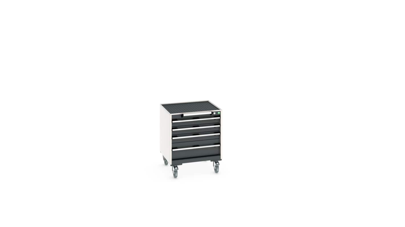 Bott, 4 Drawer Sheet Steel Floor Standing Storage Cabinet, 650 X 650 X 785mm