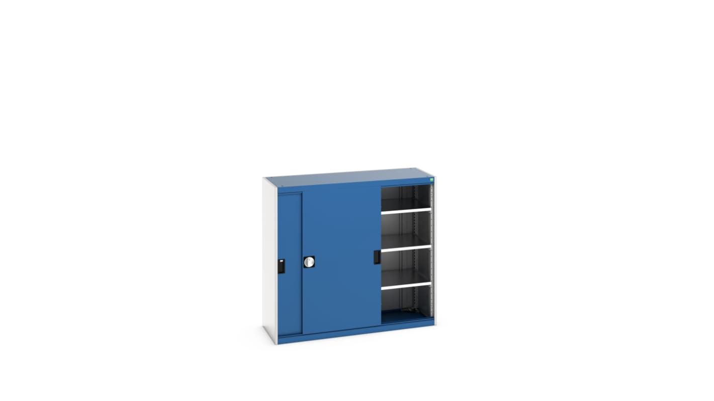 Bott 2 Door Sheet Steel Floor Standing Cupboard, 1300 X 525 X 1200mm