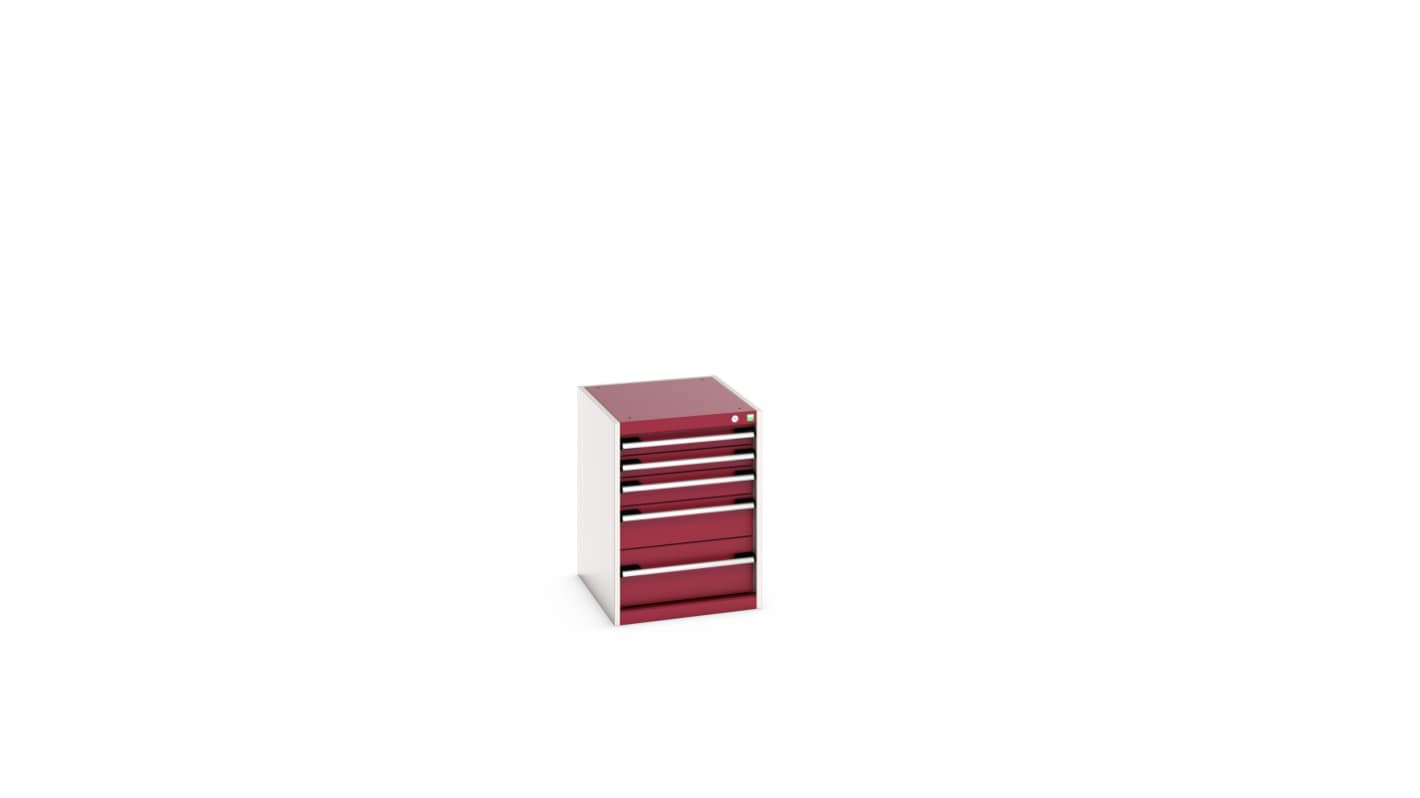 Bott 5 Cabinet, Steel, 700mm x 650mm x 525mm, Red