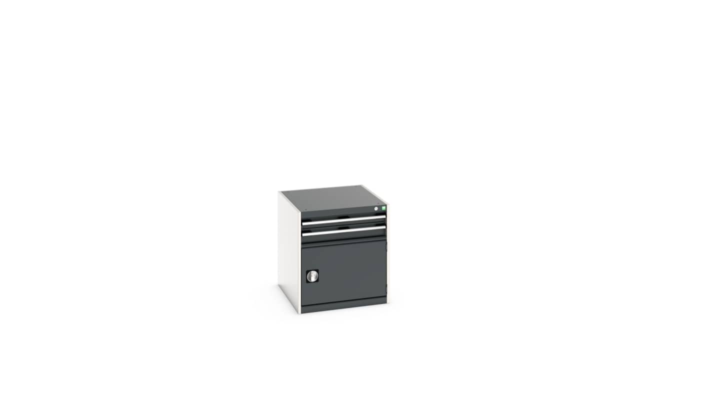 Bott 1 Door, 2 Drawer Sheet Steel Floor Standing Storage Cabinet, 650 X 750 X 700mm