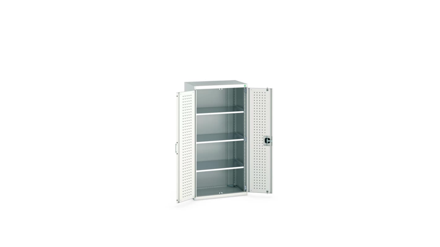 Bott 2 Door Sheet Steel Floor Standing Cupboard, 800 X 525 X 1600mm