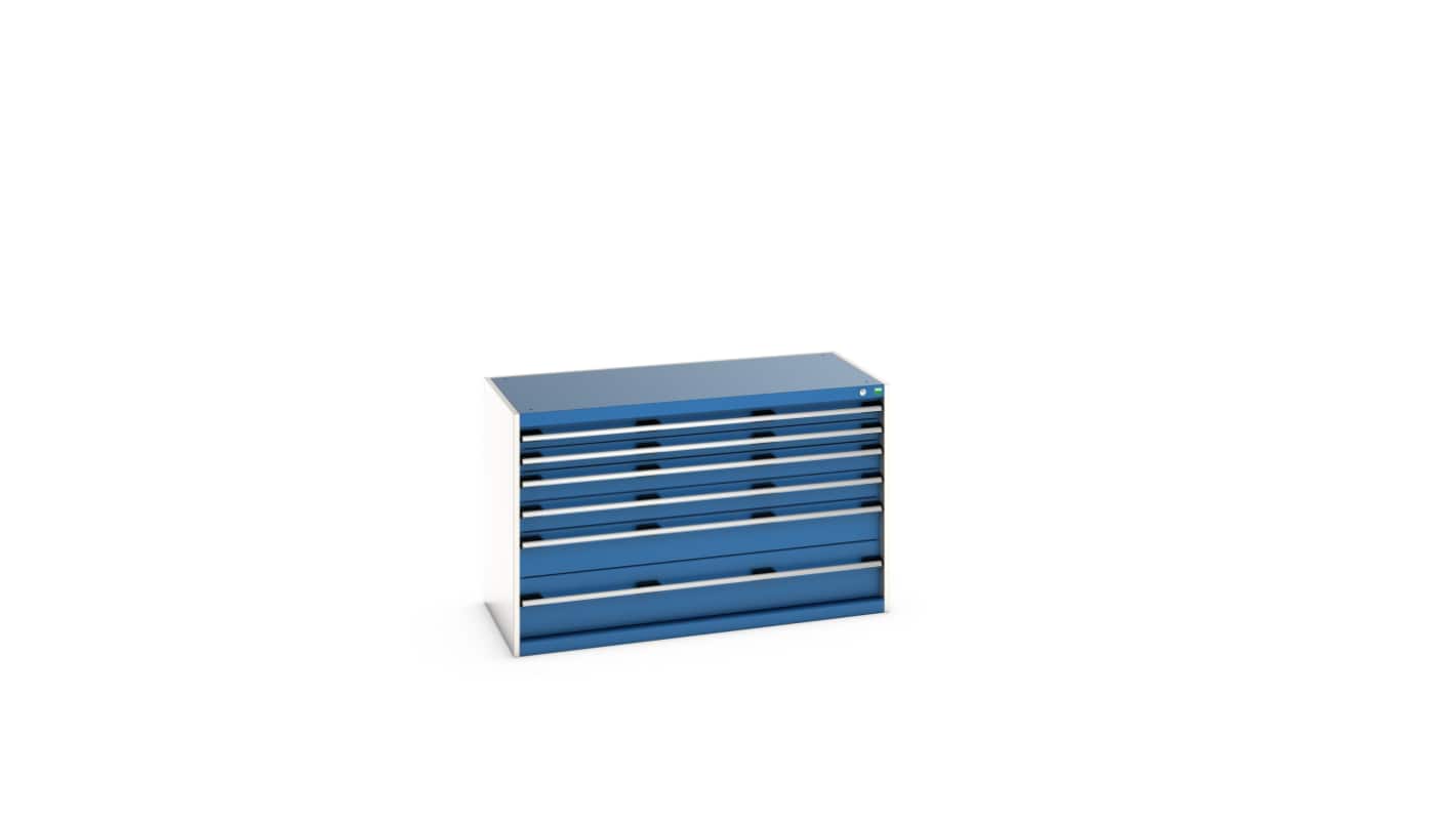 Bott 6 Cabinet, Steel, 800mm x 650mm x 1300mm, Blue