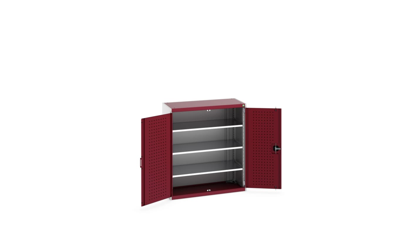 Bott 2 Door Sheet Steel Floor Standing Cupboard, 1050 X 525 X 1200mm