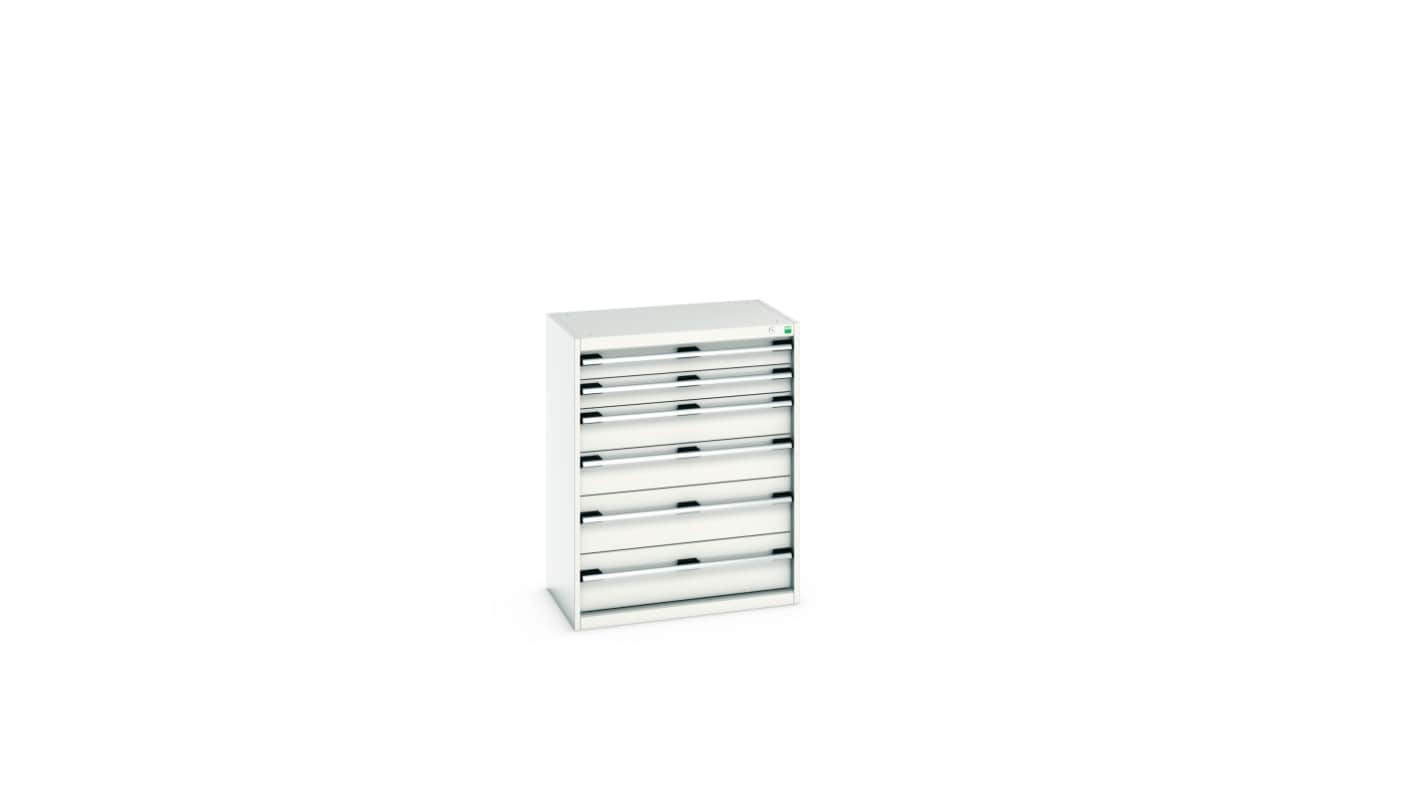 Bott 6 Cabinet, Steel, 1000mm x 525mm x 800mm, Light Grey