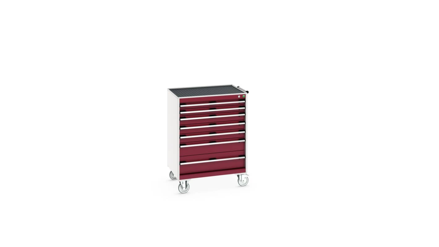 Bott, 7 Drawer Sheet Steel Floor Standing Storage Cabinet, 800 X 650 X 1085mm