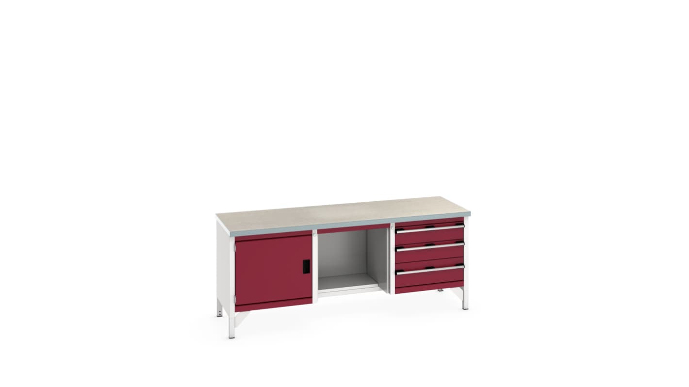 Bott 41002072.24V Sheet Steel Workbench, 840mm x 750mm x 2000mm