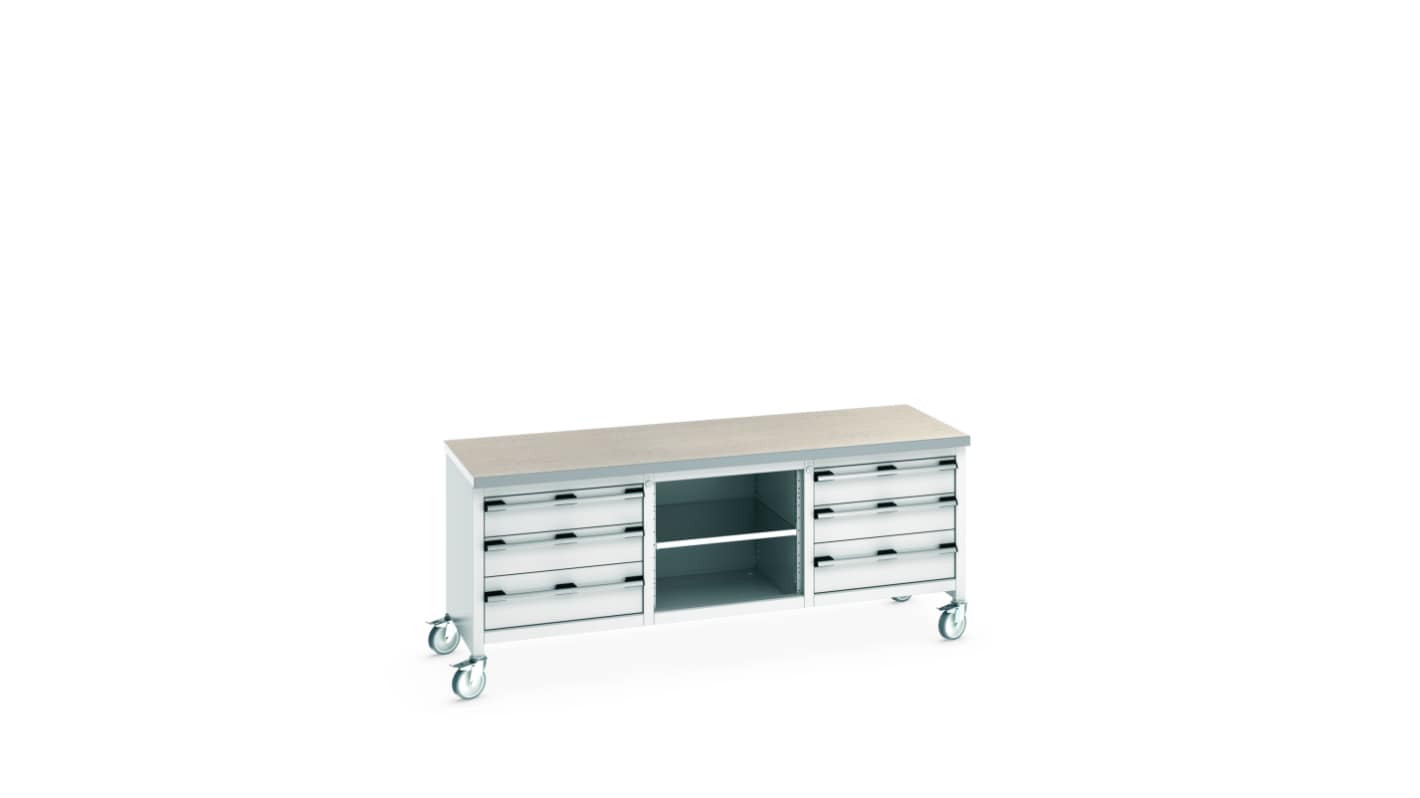 Bott 41002132.16V Portable Sheet Steel Workbench, 840mm x 750mm x 2000mm