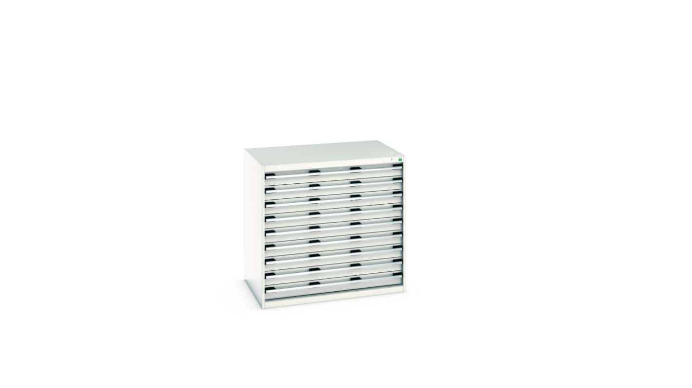 Bott 9 Cabinet, Steel, 1000mm x 750mm x 1050mm, Light Grey