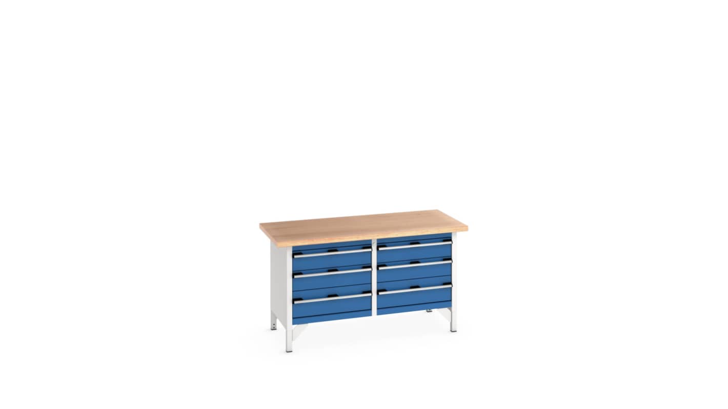 Bott 41002031.11V Sheet Steel Workbench, 840mm x 750mm x 1500mm