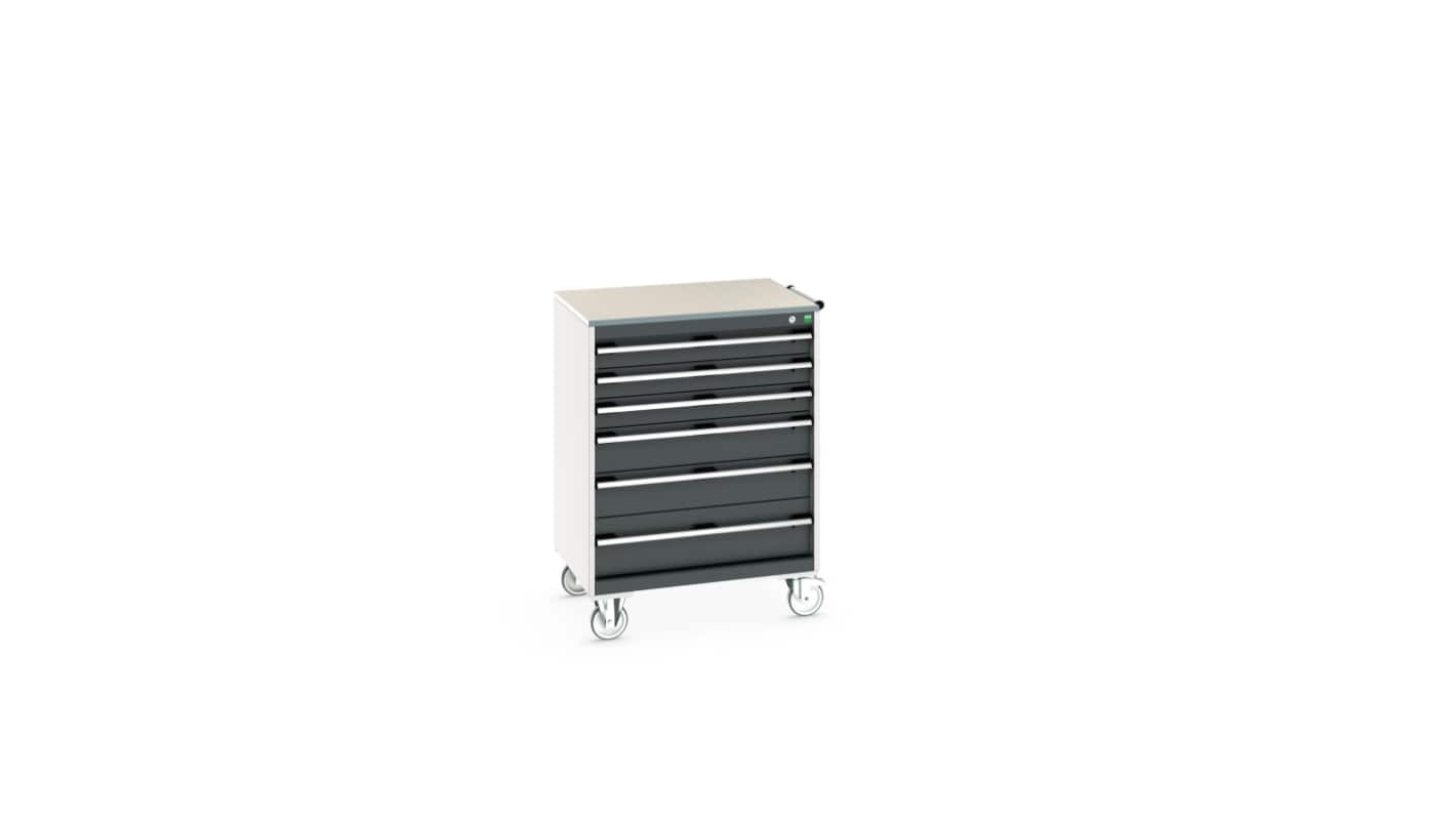 Bott, 6 Drawer Sheet Steel Floor Standing Storage Cabinet, 800 X 650 X 1090mm