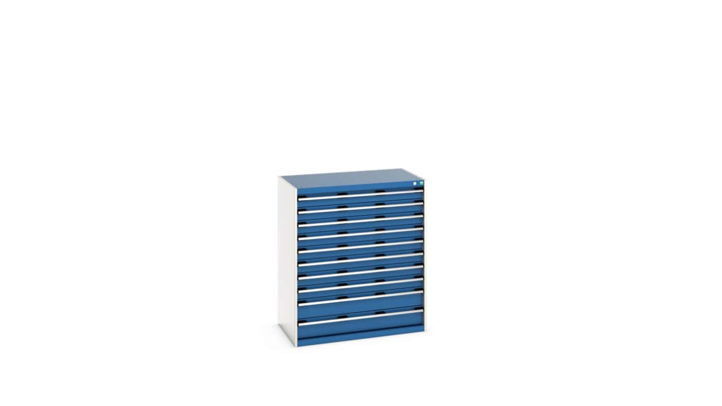 Bott 10 Cabinet, Steel, 1200mm x 650mm x 1050mm, Blue
