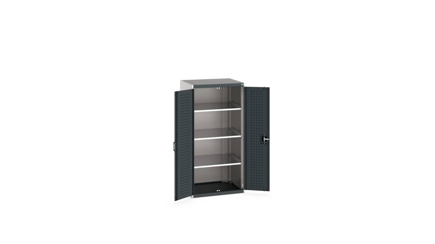 Bott 2 Door Sheet Steel Floor Standing Cupboard, 800 X 650 X 1600mm