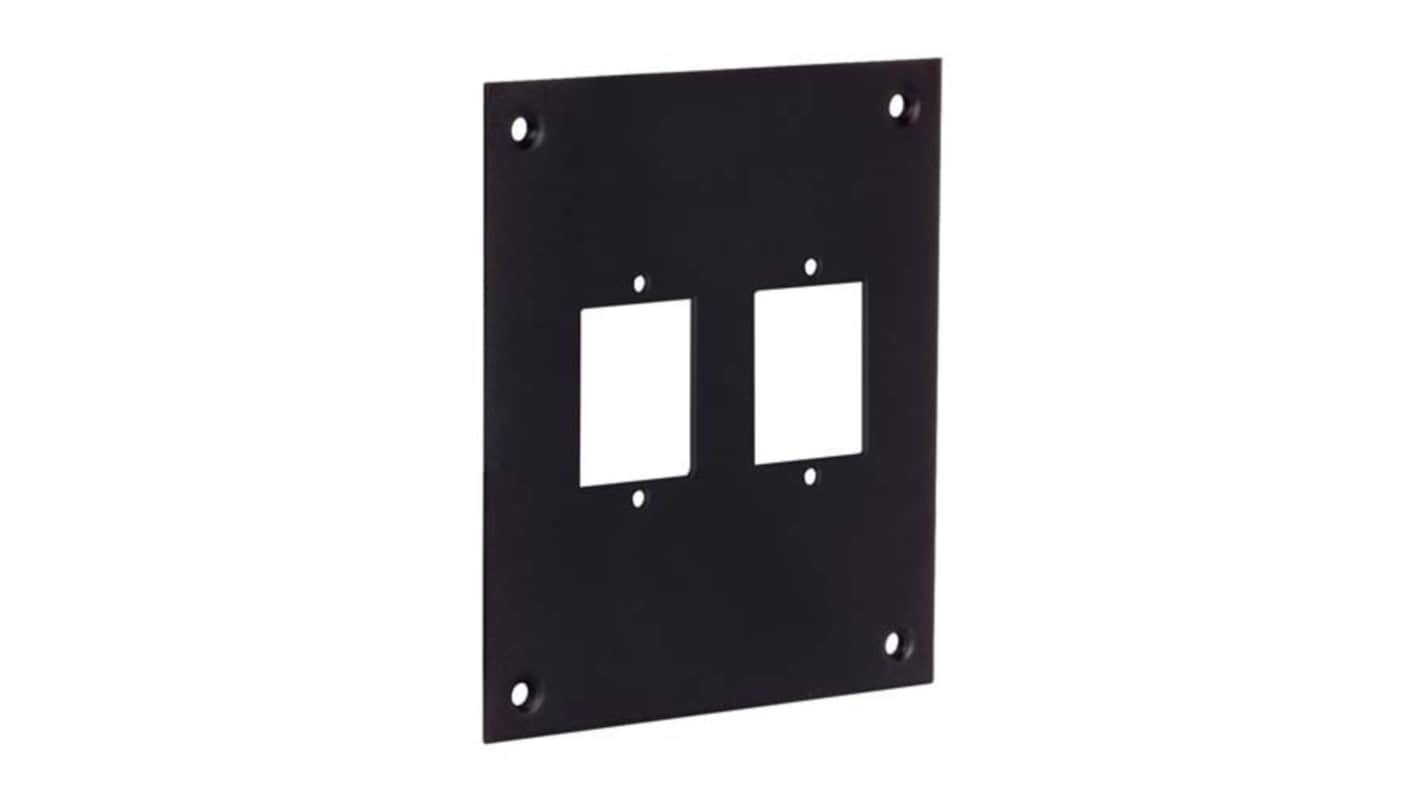 L-Com Female Jack Socket Audio & Video Faceplate