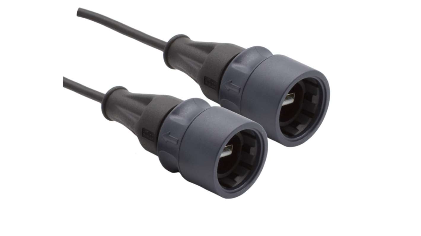 Bulgin USB 2.0, Male USB 2.0 to Male USB A, 2m