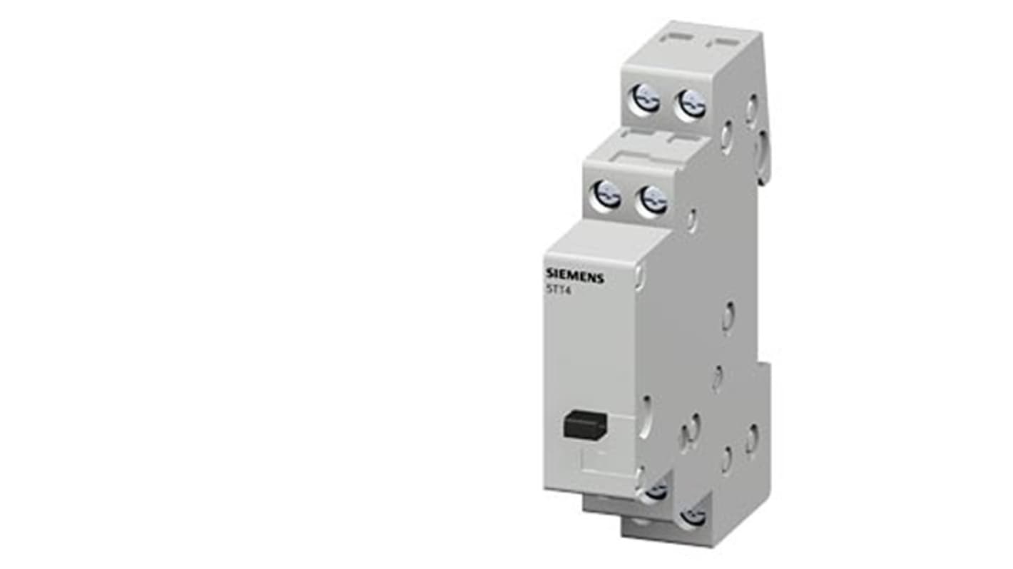 Siemens DIN Rail Latching Remote Switch, 115V ac Coil, 16A Switching Current, SPST