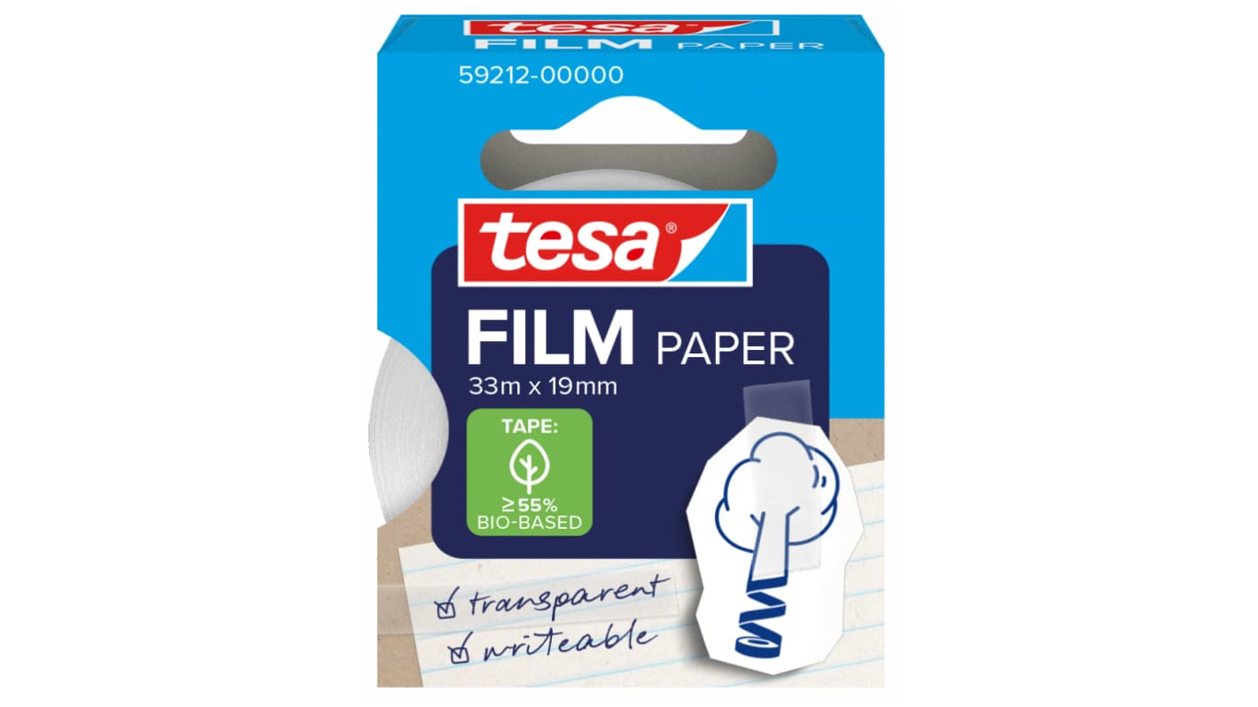 Tesa 59212 Transparent Tesafilm Standard Office Tape 19mm x 33m