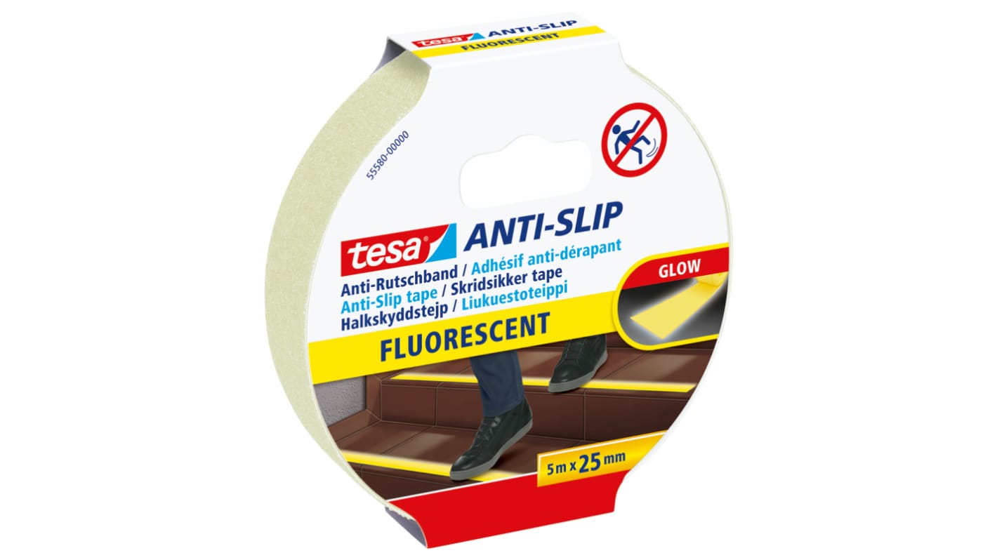 Tesa BNR 55580 Black PVC Film 5m Adhesive Anti-slip Tape, 0.001mm Thickness