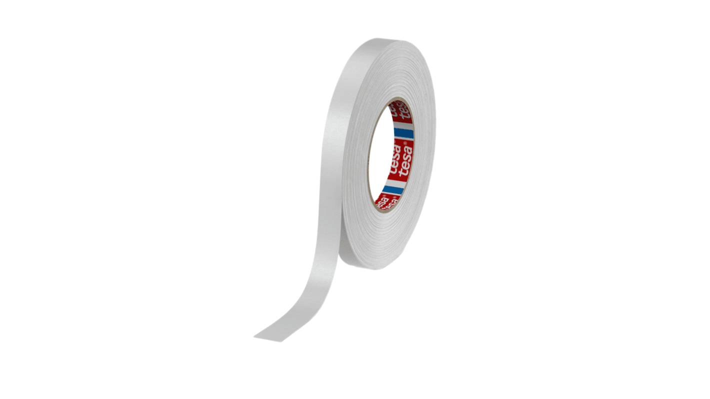 Tesa Tesa 4651 04651-00552-00 Cloth Tape, 50m x 15mm, White, Acrylic Coated Finish