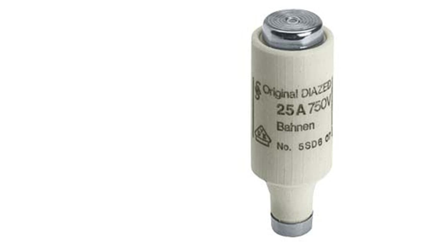 Siemens 20A DIII Bottle Fuse, gG, 750V