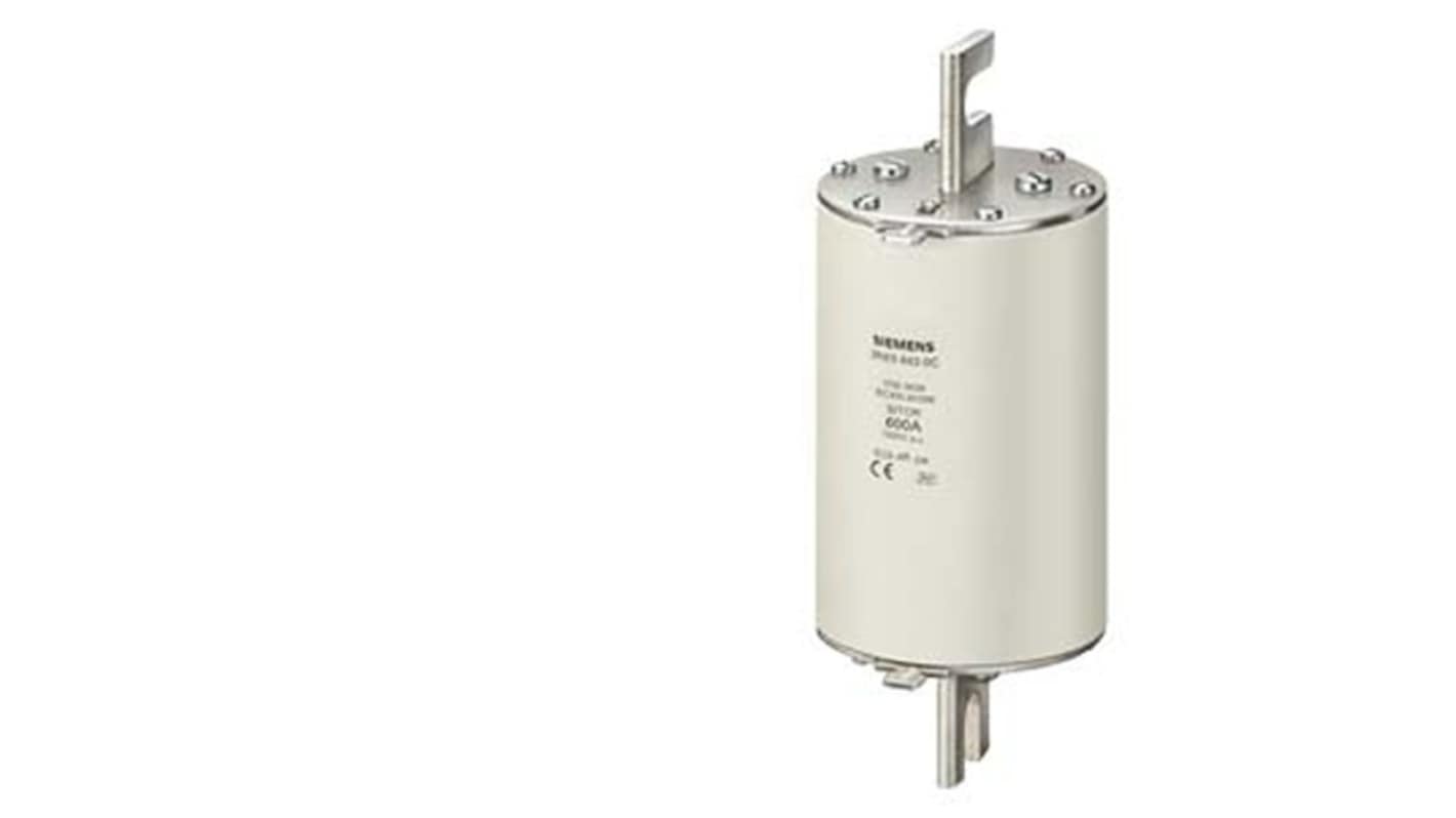 Siemens 600A Tag Fuse, NH3, 900V dc, 169mm