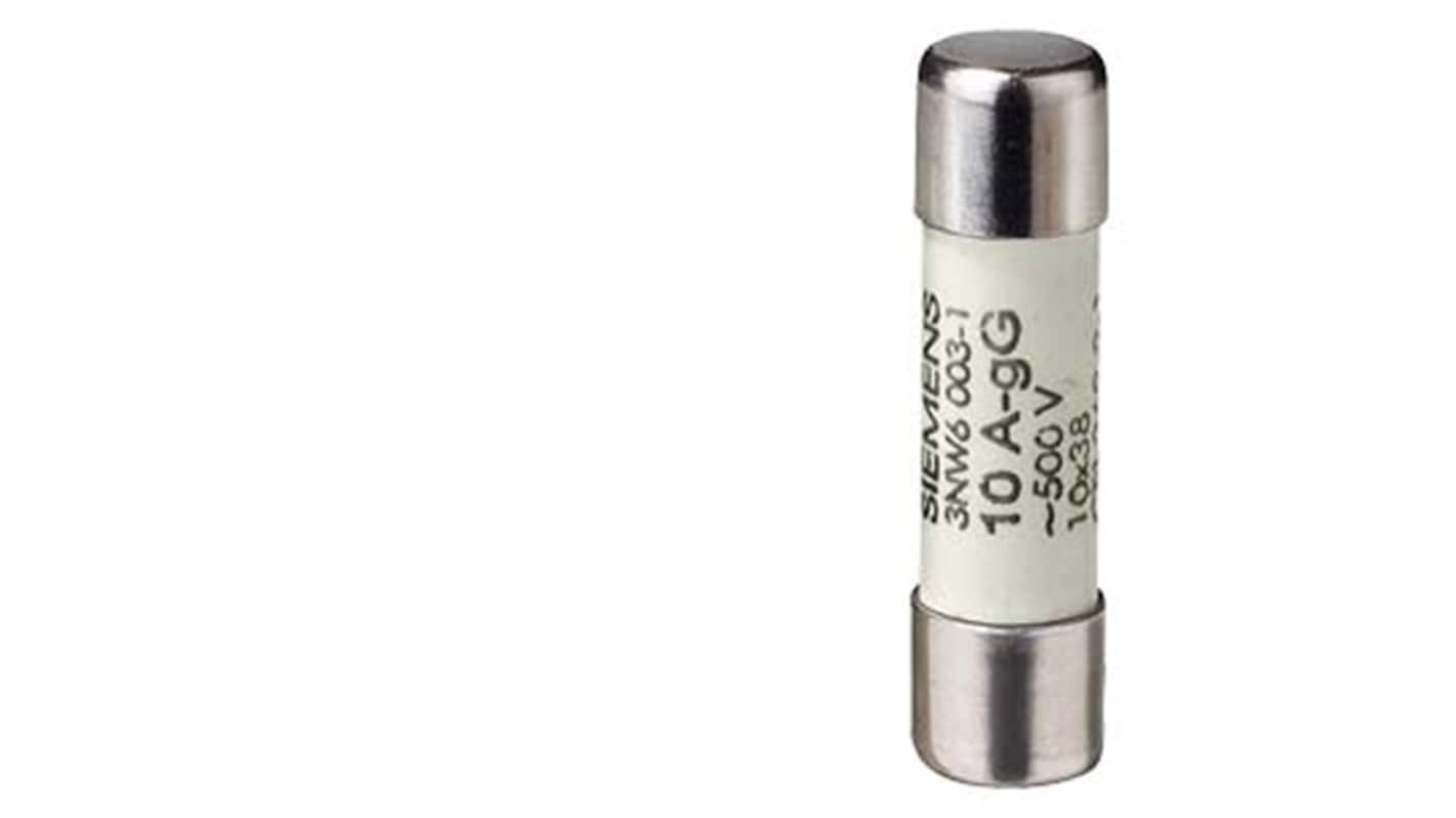 Siemens 1A Cartridge Fuse, 10 X 38mm