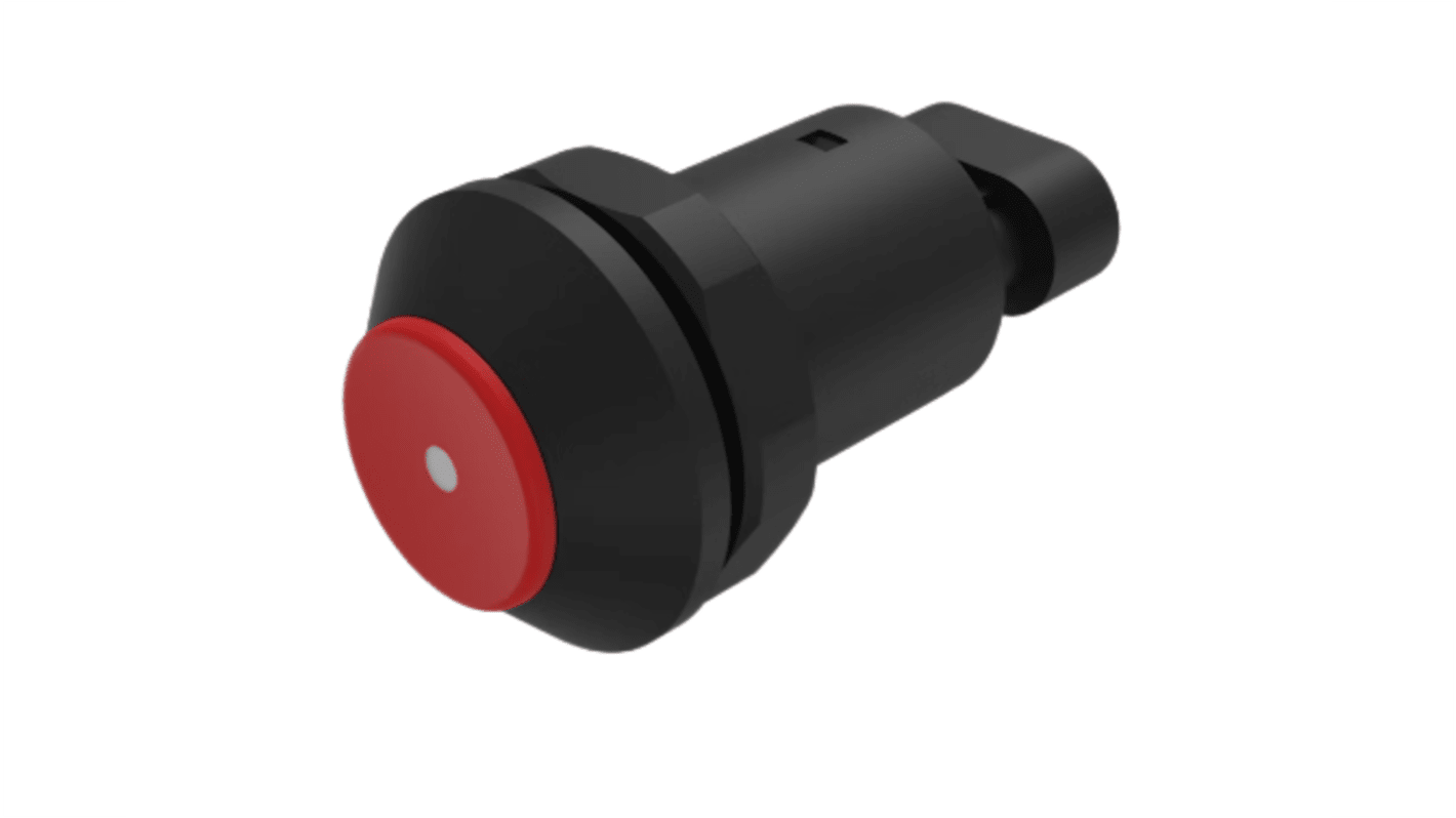 EAO Series 09 Series Illuminated Push Button Switch, Momentary, Panel Mount, 30mm Cutout, 1 NO, Red LED, 24V dc, IP67