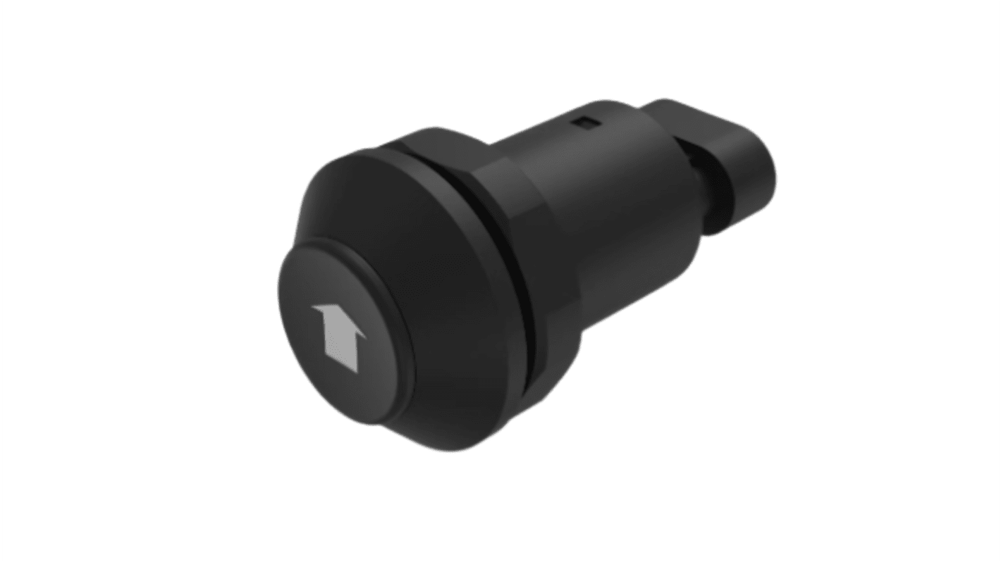 EAO Series 09 Series Push Button Switch, Momentary, Panel Mount, 30mm Cutout, 1 NO, 12 → 48V dc, IP67