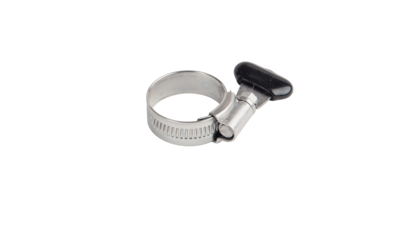 HI-GRIP Zinc Plated Wing Hose Clip, 30 → 50mm ID
