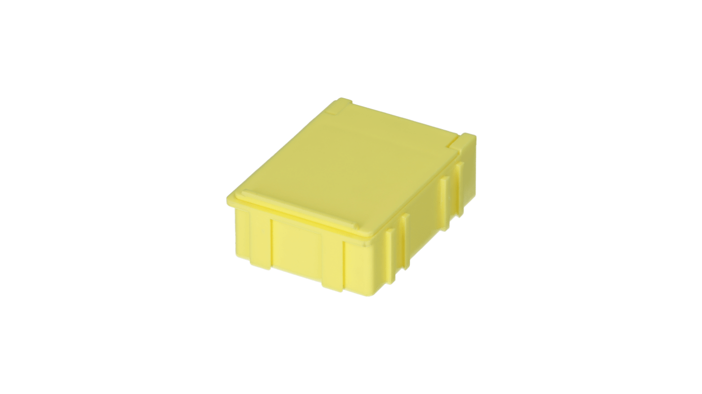 Licefa 1 Cell Yellow SB Compartment Box, 21mm x 42.3mm x 57.4mm