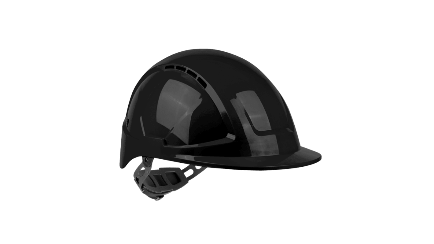 Skytec RADIUS Black Safety Helmet, AdjustableVentilated