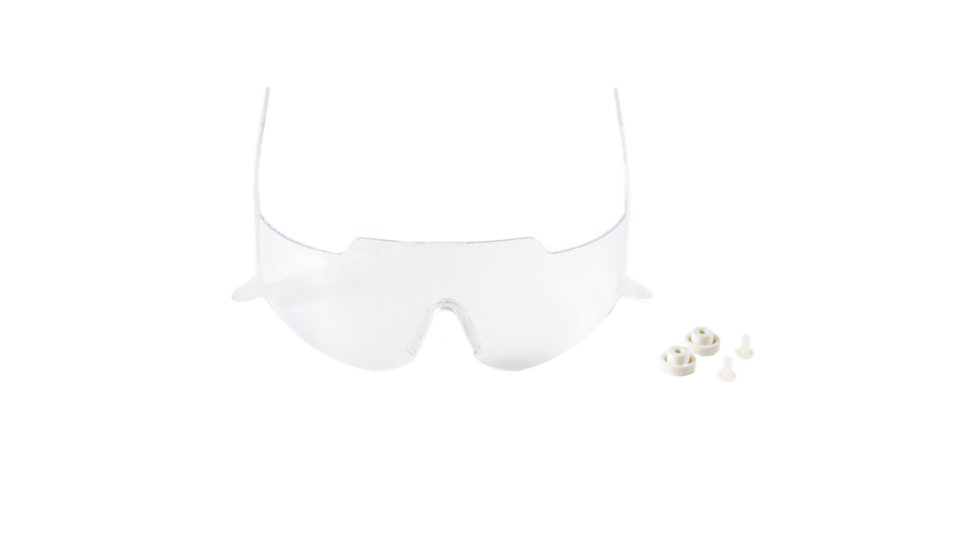 Skytec Polycarbonate Clear Safety Glasses, Hard Hats