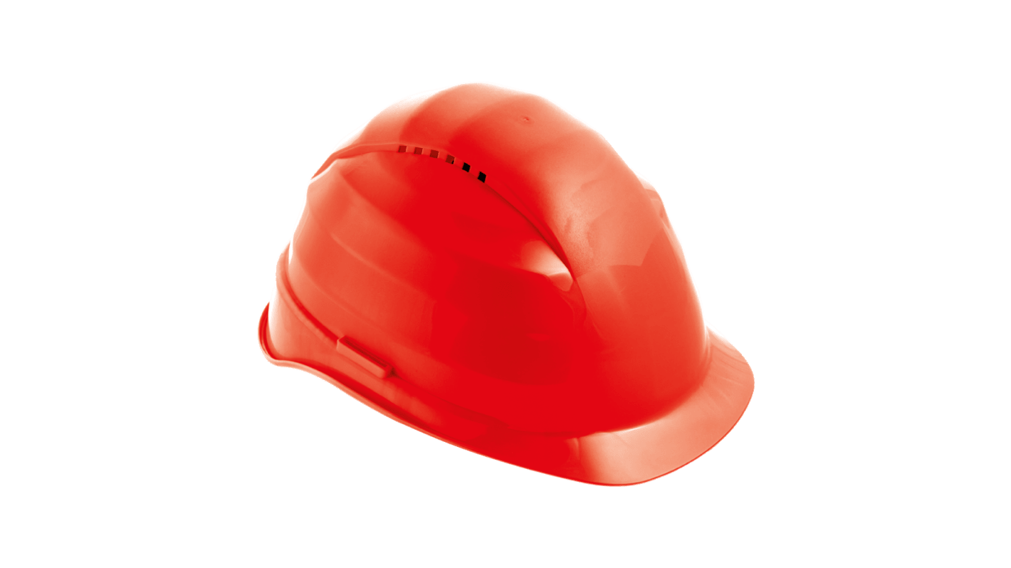 Skytec Rockman Red Safety Helmet, AdjustableVentilated
