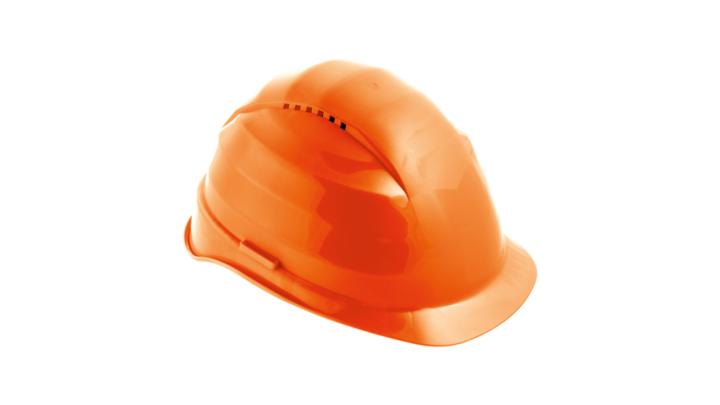 Skytec Rockman Orange Safety Helmet, AdjustableVentilated