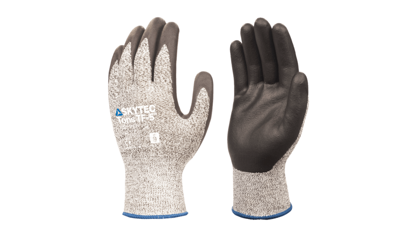 Skytec Tons Five Foam TF-5 Black, Grey 13 Gauge HPPE, Glass Fibre, Recycled Polyester Abrasion Resistant, Cut Resistant